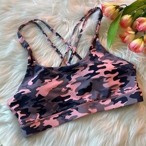 Womens Sports Bra Wirefree Padded Racer Back